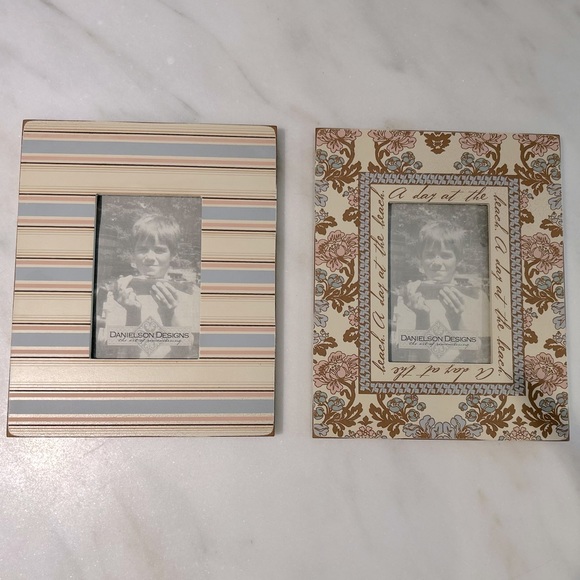 Artisan Crafted Recycled Wood Photo Frames Beach Theme - Picture 1 of 13